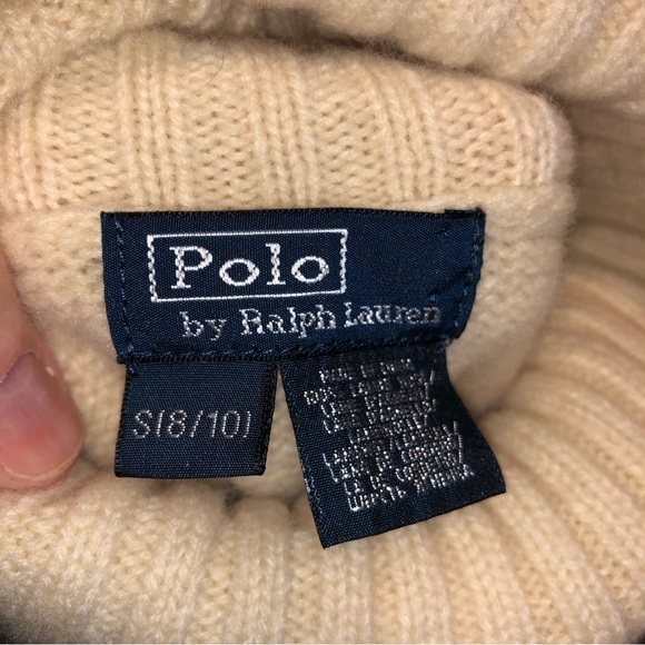 Polo by Ralph Lauren ladies lambs wool knitted turtleneck sweater sz small 8/10 - Picture 5 of 5
